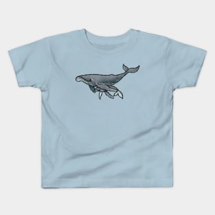 Joyous June Whales Kids T-Shirt